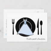 Bridesmaid Luncheon - Serving Set Kaart (Voorkant / Achterkant)