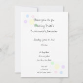 Bridesmaid Luncheon - Serving Set Kaart (Achterkant)