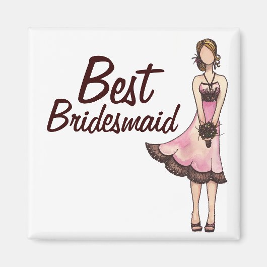 Bridesmaid Magneet (Voorkant)