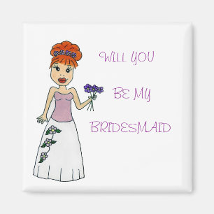 Bridesmaid Magnet Magneet