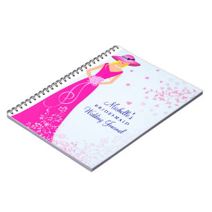 Bridesmaid Maid of Honor Wedding Journal-laptop Notitieboek