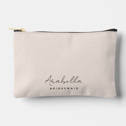 Bridesmaid | Modern minimalistisch script Blush Pi Etui (Voorkant)