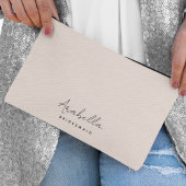 Bridesmaid | Modern minimalistisch script Blush Pi Etui