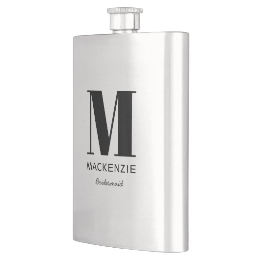 Bridesmaid Monogram Naam Flacon (Links)