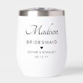 Bridesmaid Nom personnalisé Mariage (Avant)