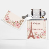 Bridesmaid Parisian Style Timeless Eiffel Tower  (Geopend)