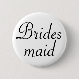 Bridesmaid Pinback Button