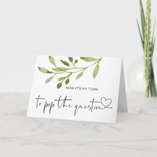 Bridesmaid proposal Elegant Summer Wedding Kaart