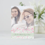 Bridesmaid Proposal with Selfie Wildflowers Border (Staand voorkant)