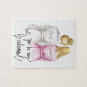Bridesmaid? Puzzle Bl Bun Bride Bl Long Bm Legpuzzel (Horizontaal)