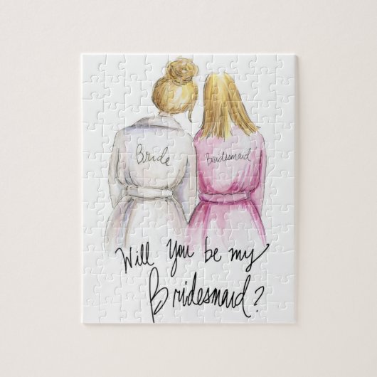 Bridesmaid? Puzzle Bl Bun Bride Bl Long Bm Legpuzzel (Verticaal)