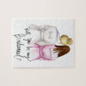 Bridesmaid? Puzzle Bl Bun Bride Br Long Bm Legpuzzel (Horizontaal)