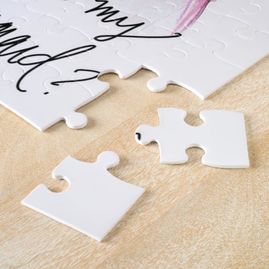 Bridesmaid? Puzzle Dark Br Bun Bride Bk Waves Bm Legpuzzel (Zijkant)