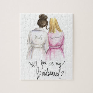 Bridesmaid? Puzzle Dk Br Bun Bride Bl Long Bm Legpuzzel