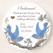 Bridesmaid Reception  Bluebird Onderzetters (Voorkant)