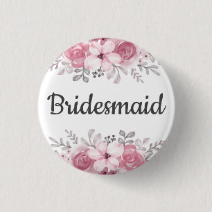 Bridesmaid Ronde Button 3,2 Cm