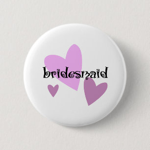Bridesmaid Ronde Button 5,7 Cm
