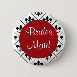 Bridesmaid Ronde Button 5,7 Cm