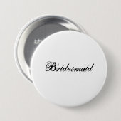 Bridesmaid Ronde Button 7,6 Cm (Voorkant /achterkant)