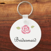 Bridesmaid Roos Sleutelhanger (Voorkant)