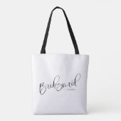 Bridesmaid Sac fourre-tout Black White Sweet Calli (Dos)
