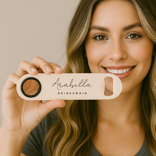 Bridesmaid | Script minimaliste moderne rose pâle