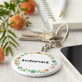 Bridesmaid Sleutelhanger (Zijkant)