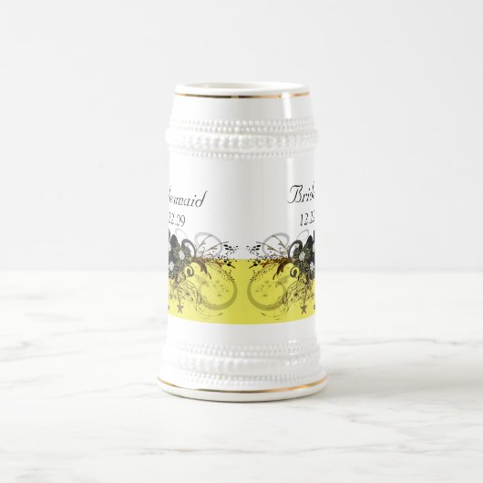 Bridesmaid Stein - Geel Bierpul (Center)