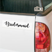 Bridesmaid Sticker Eenvoudig handgeschreven letter (Op Truck)