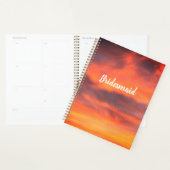 Bridesmaid Sunset Sky Orange Abstrait Cadeau Favor (Devant avec enveloppe)