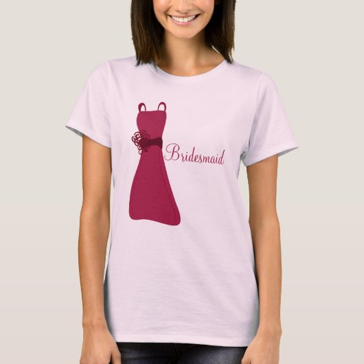 Bridesmaid T-shirt (Voorkant)