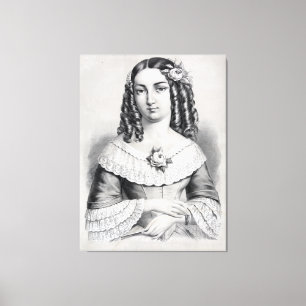"Bridesmaid" toile enveloppée