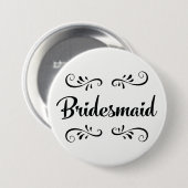 Bridesmaid Wedding Rehearsal Dinner Ronde Button 7,6 Cm (Voorkant /achterkant)