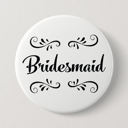 Bridesmaid Wedding Rehearsal Dinner Ronde Button 7,6 Cm (Voorkant)