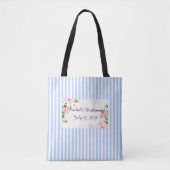 Bridesmaïde canvas tas monogram (Voorkant)