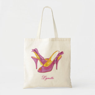 Bridesmaïde Canvas tassen, roze hotspoels Tote Bag