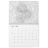 Bridesmaïde kleur van de bruiloft op persoonlijke  kalender (Mar 2026)