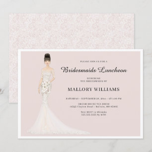 Bridesmaids Luncheon Mode Bride Uitnodiging