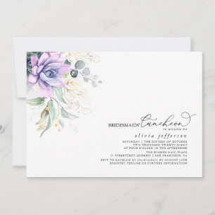 Bridesmaids Luncheon Succulents Vrijgezellenfeest Kaart