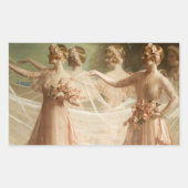 Bridesmaids Rechthoekige Sticker (Voorkant)