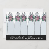 Bridesmaids Robe Douche Invitation (Devant)