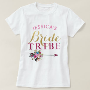 Bridesmaids-Topjes van Bride Tribe T-shirt