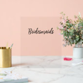 Bridesmaiers Simple Mariage Texte de typographie n (Mariage)