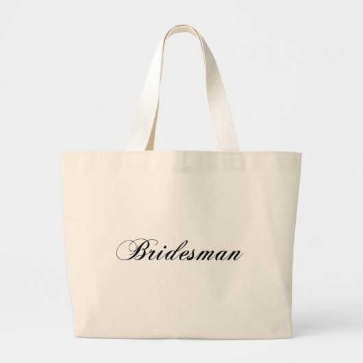 Bridesman Grote Tote Bag (Voorkant)