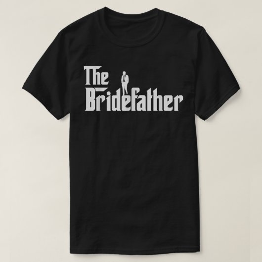 Bridevader Grote Vader van de Bride Mannen Papa Da T-shirt (Design voorkant)