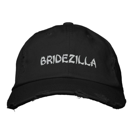 BRIDEZILLA Bride Borduurwerk pet (Voorkant)