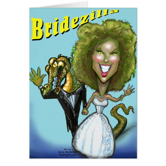Bridezilla Kaart (Voorkant)