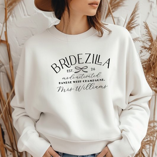 Bridezilla Modus Geactiveerd Grappig Bachelorette Tri-Blend Shirt