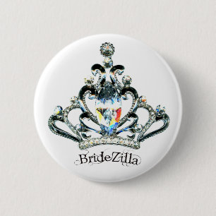 BrideZilla Tiara-knoppen Ronde Button 5,7 Cm