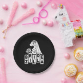  Bridezilla Wedding Bachelorette Papieren Bordje (Feest)